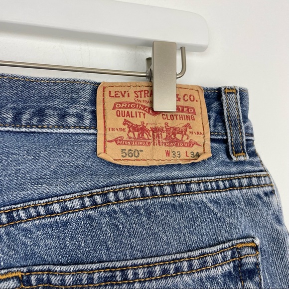 FREE HOOVER VINTAGE REPURPOSED LEVI’S JEANS KANYE WEST X DRAKE 33x34 - Picture 4 of 5